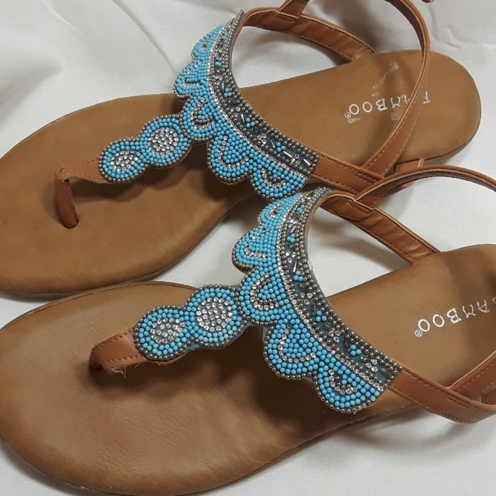 Bamboo sandals price is firm unless bundled